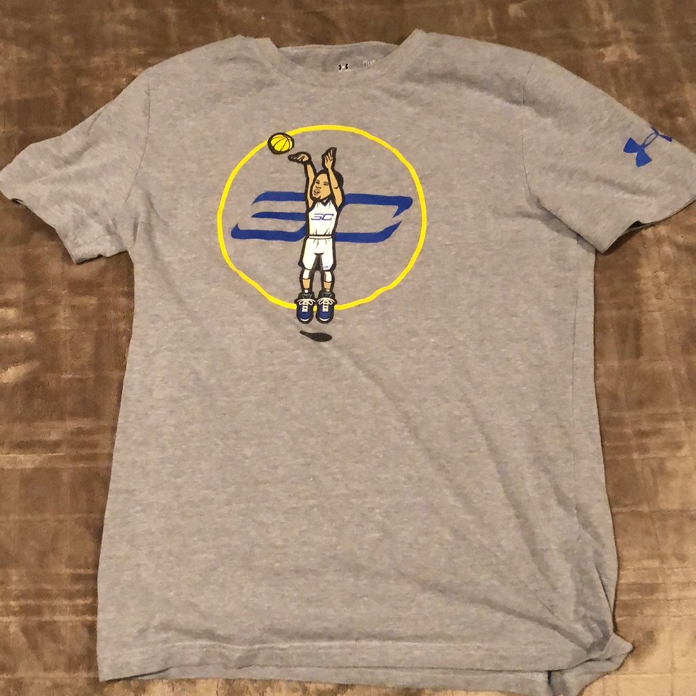 Under Armour Boys Large Stephen Curry Shirt
